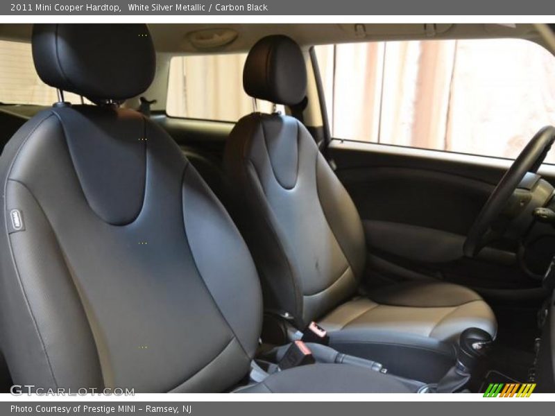 White Silver Metallic / Carbon Black 2011 Mini Cooper Hardtop