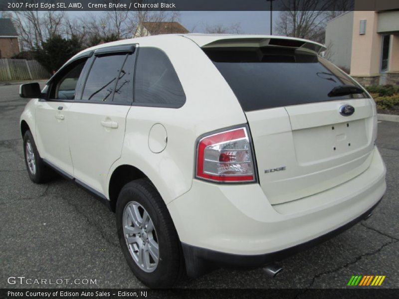 Creme Brulee / Charcoal Black 2007 Ford Edge SEL AWD