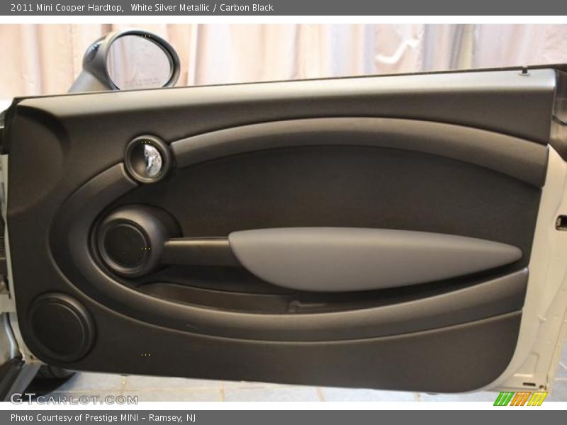 White Silver Metallic / Carbon Black 2011 Mini Cooper Hardtop
