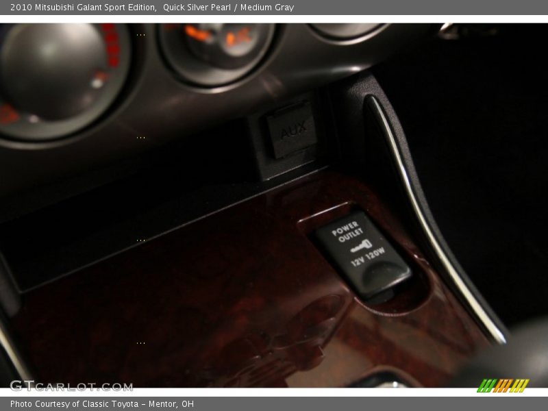 Quick Silver Pearl / Medium Gray 2010 Mitsubishi Galant Sport Edition