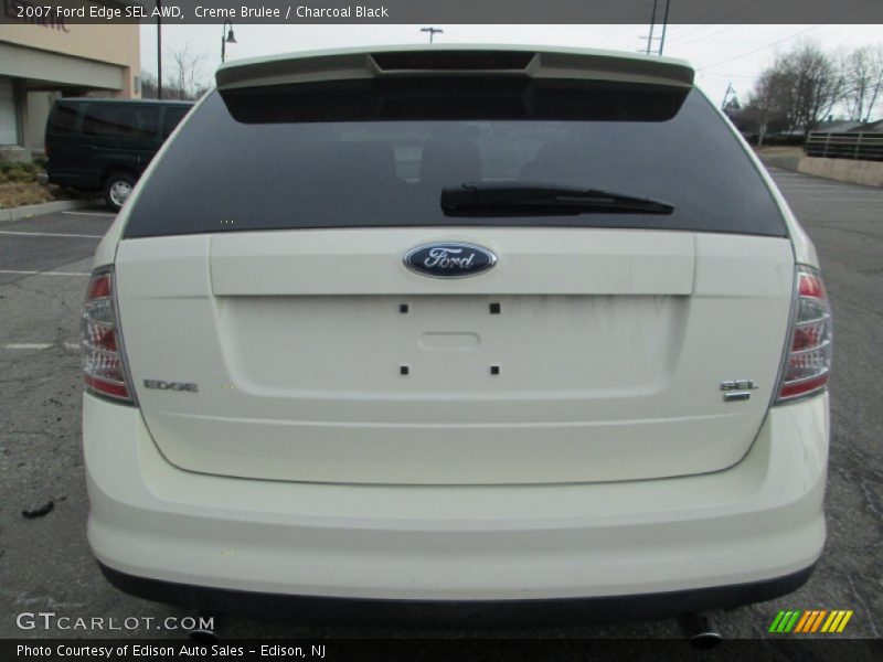 Creme Brulee / Charcoal Black 2007 Ford Edge SEL AWD