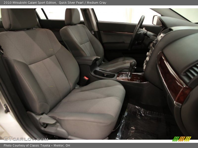 Quick Silver Pearl / Medium Gray 2010 Mitsubishi Galant Sport Edition