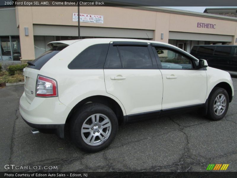 Creme Brulee / Charcoal Black 2007 Ford Edge SEL AWD