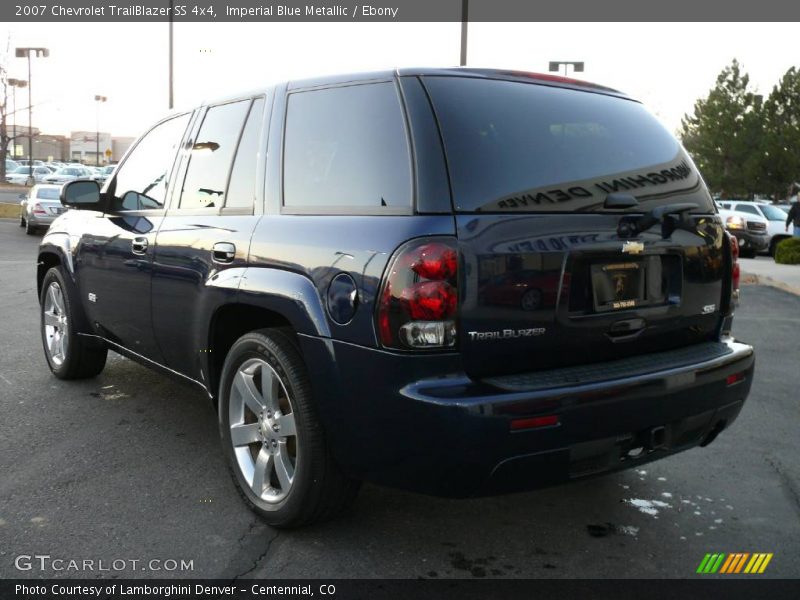 Imperial Blue Metallic / Ebony 2007 Chevrolet TrailBlazer SS 4x4