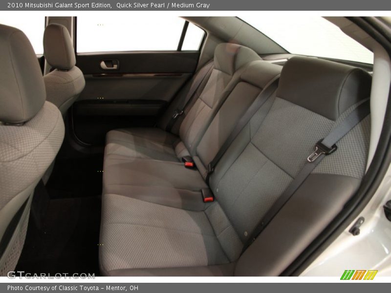 Quick Silver Pearl / Medium Gray 2010 Mitsubishi Galant Sport Edition
