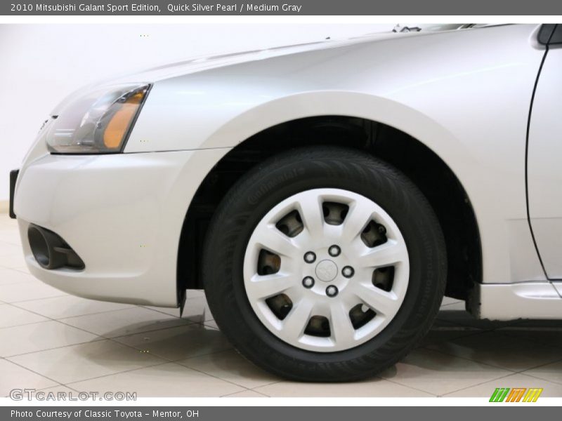 Quick Silver Pearl / Medium Gray 2010 Mitsubishi Galant Sport Edition