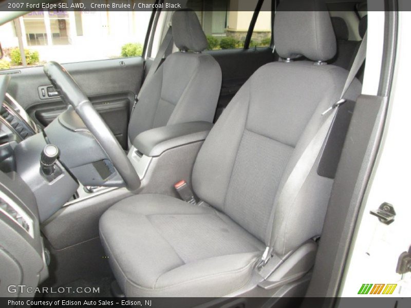 Creme Brulee / Charcoal Black 2007 Ford Edge SEL AWD