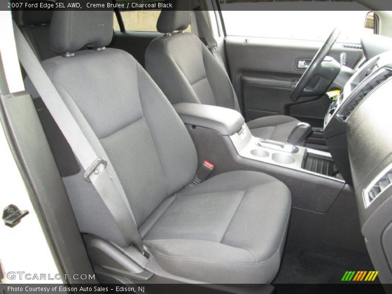 Creme Brulee / Charcoal Black 2007 Ford Edge SEL AWD