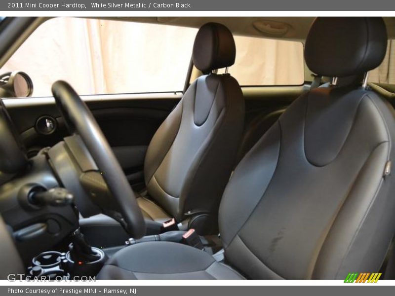 White Silver Metallic / Carbon Black 2011 Mini Cooper Hardtop