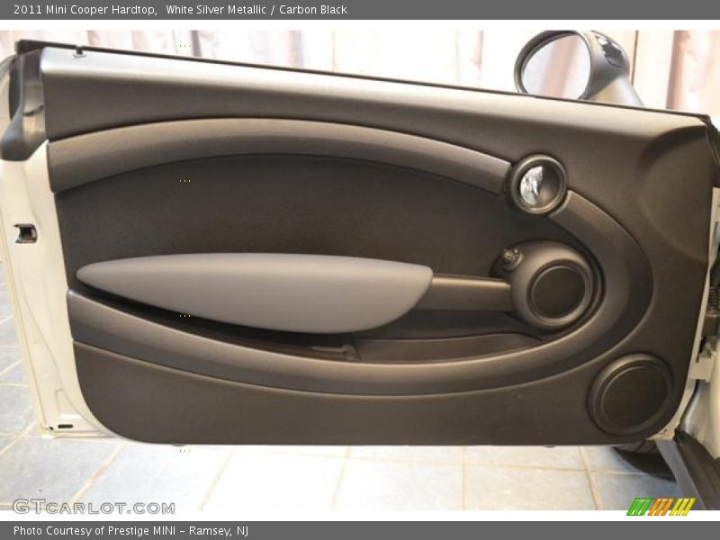 White Silver Metallic / Carbon Black 2011 Mini Cooper Hardtop