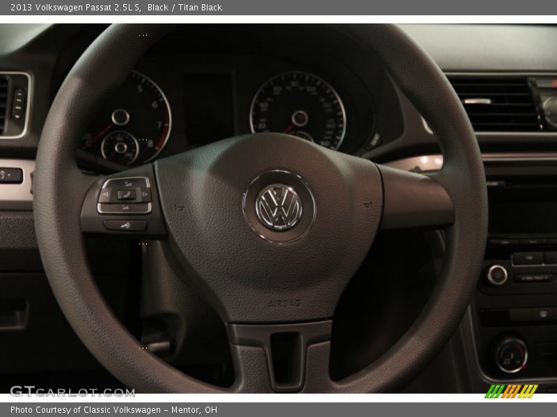 Black / Titan Black 2013 Volkswagen Passat 2.5L S