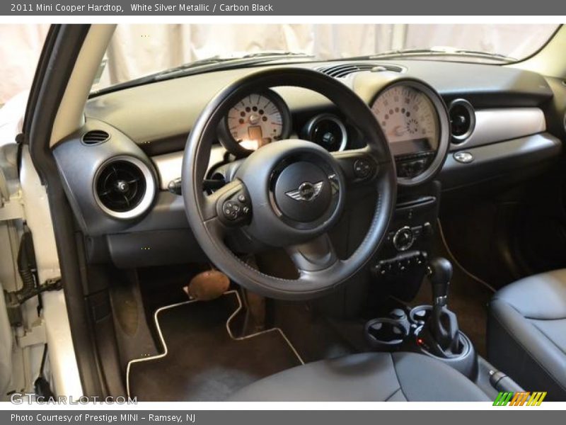 White Silver Metallic / Carbon Black 2011 Mini Cooper Hardtop