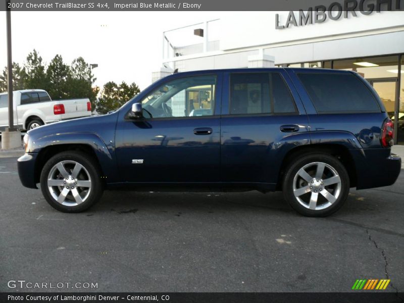 Imperial Blue Metallic / Ebony 2007 Chevrolet TrailBlazer SS 4x4