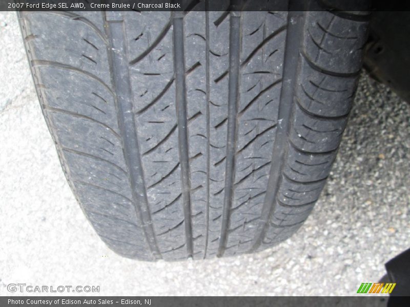 Creme Brulee / Charcoal Black 2007 Ford Edge SEL AWD