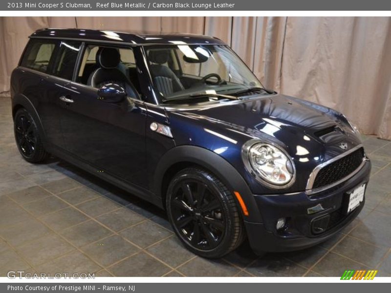 Reef Blue Metallic / Carbon Black Lounge Leather 2013 Mini Cooper S Clubman