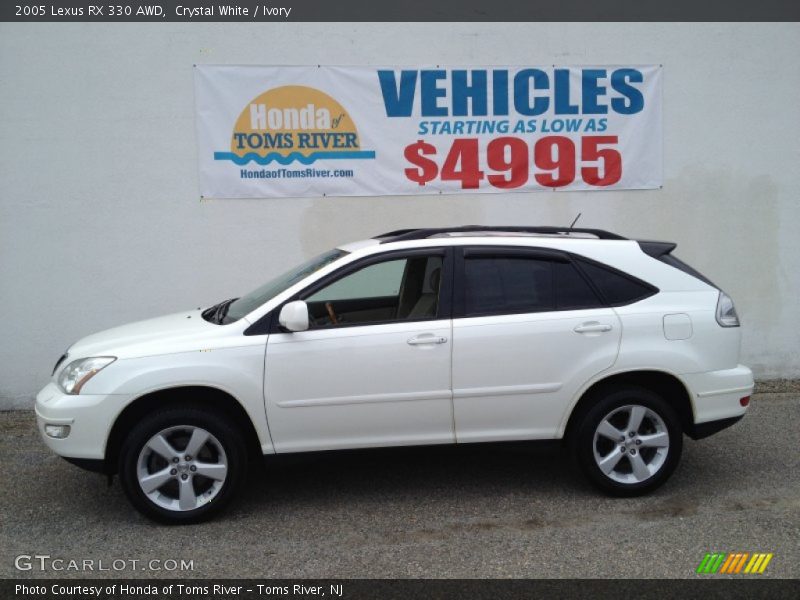 Crystal White / Ivory 2005 Lexus RX 330 AWD