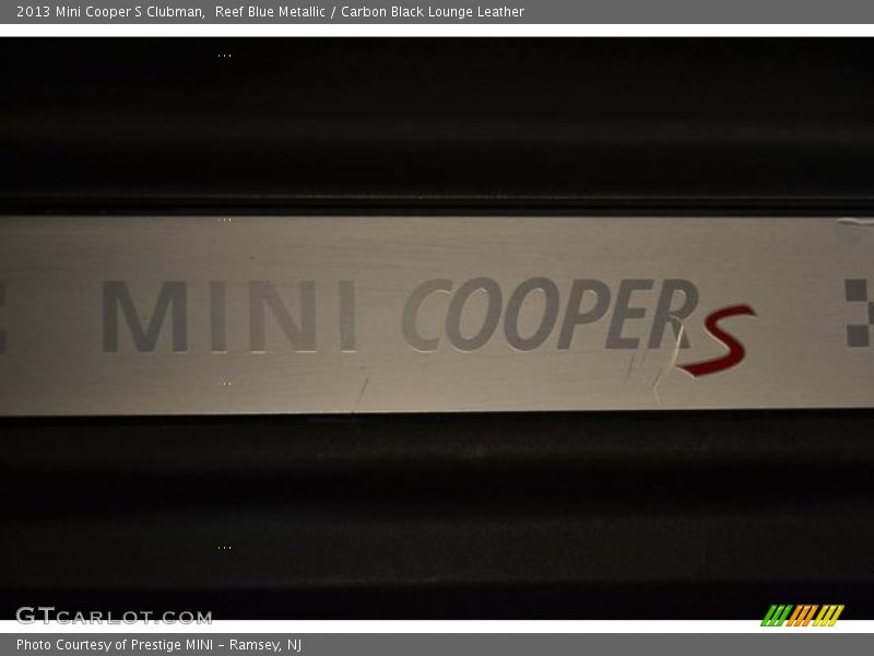 Reef Blue Metallic / Carbon Black Lounge Leather 2013 Mini Cooper S Clubman