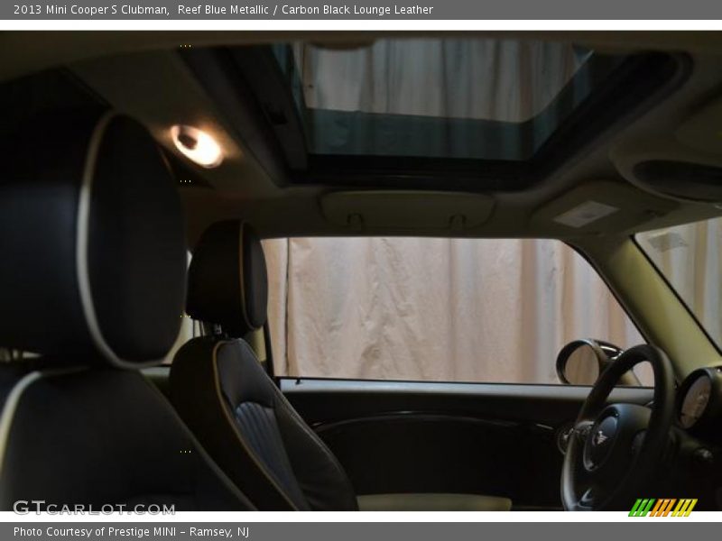 Reef Blue Metallic / Carbon Black Lounge Leather 2013 Mini Cooper S Clubman