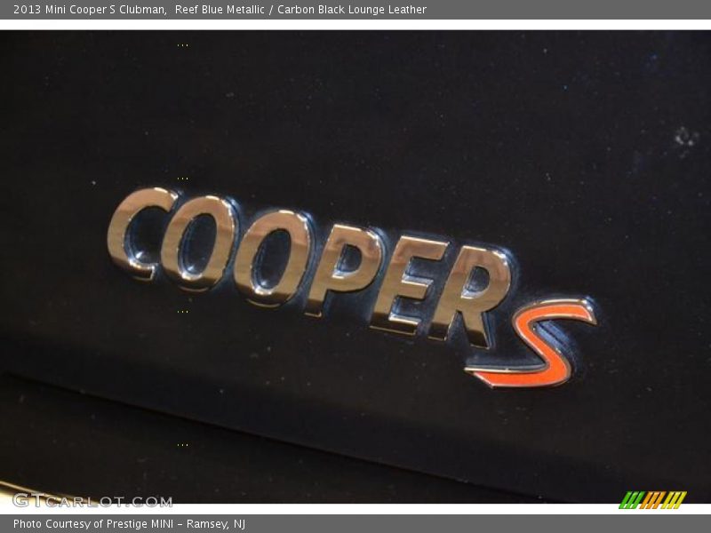 Reef Blue Metallic / Carbon Black Lounge Leather 2013 Mini Cooper S Clubman
