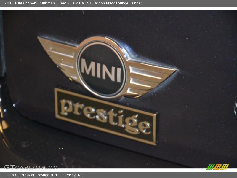Reef Blue Metallic / Carbon Black Lounge Leather 2013 Mini Cooper S Clubman