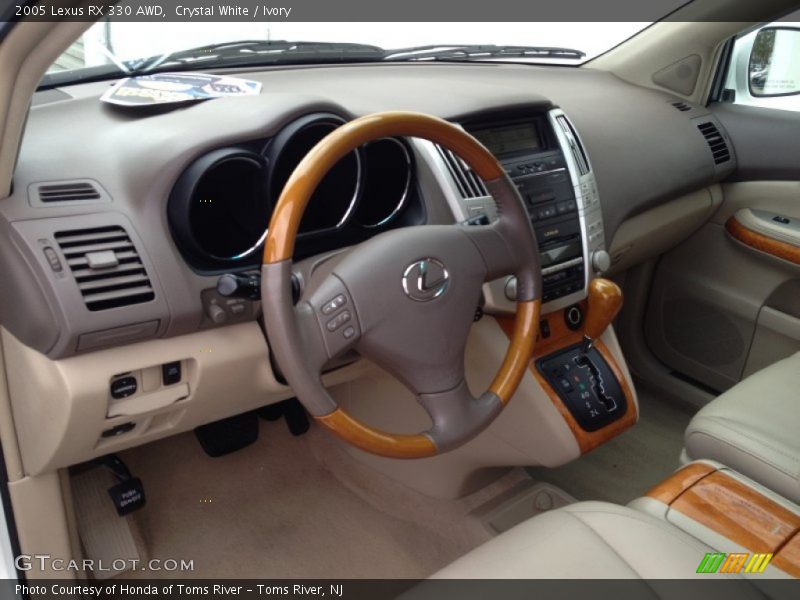 Crystal White / Ivory 2005 Lexus RX 330 AWD
