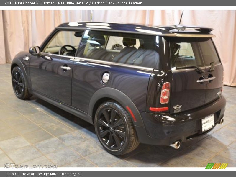 Reef Blue Metallic / Carbon Black Lounge Leather 2013 Mini Cooper S Clubman