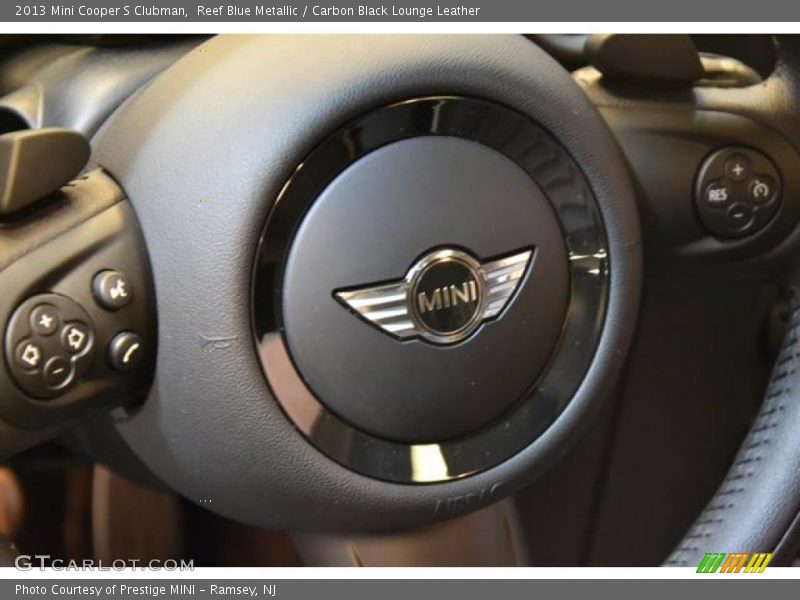 Reef Blue Metallic / Carbon Black Lounge Leather 2013 Mini Cooper S Clubman