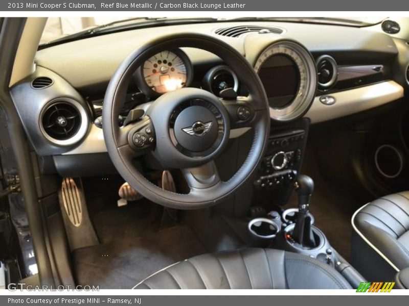 Reef Blue Metallic / Carbon Black Lounge Leather 2013 Mini Cooper S Clubman