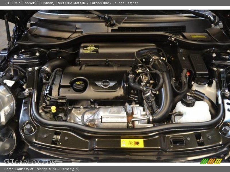 Reef Blue Metallic / Carbon Black Lounge Leather 2013 Mini Cooper S Clubman