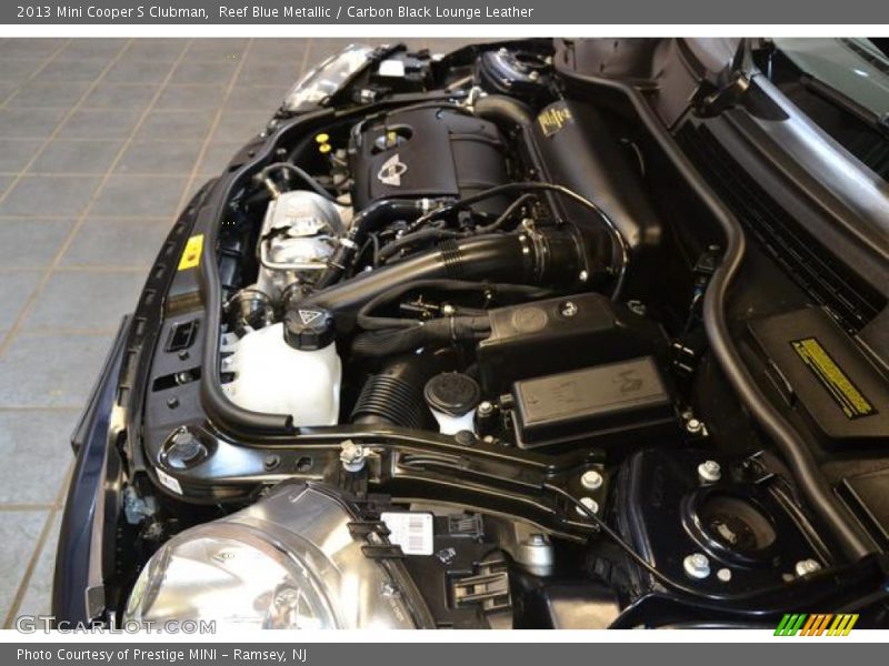 Reef Blue Metallic / Carbon Black Lounge Leather 2013 Mini Cooper S Clubman
