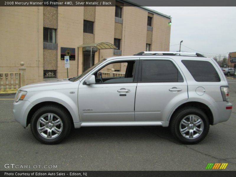 Silver Metallic / Black 2008 Mercury Mariner V6 Premier 4WD