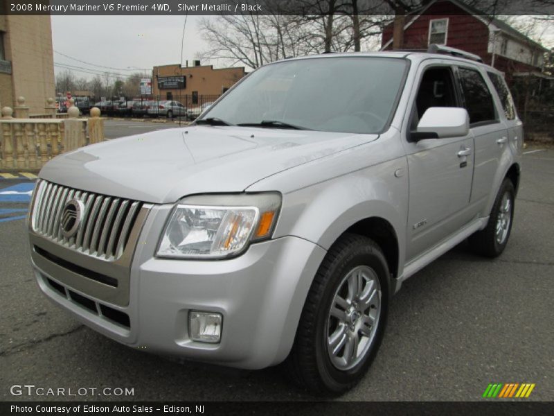 Silver Metallic / Black 2008 Mercury Mariner V6 Premier 4WD