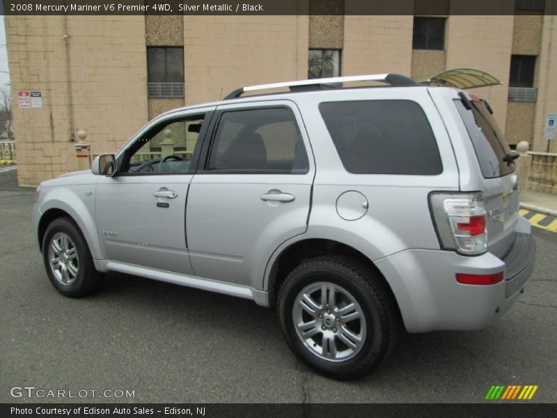 Silver Metallic / Black 2008 Mercury Mariner V6 Premier 4WD