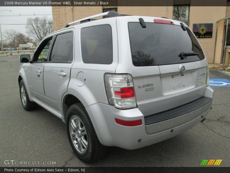 Silver Metallic / Black 2008 Mercury Mariner V6 Premier 4WD