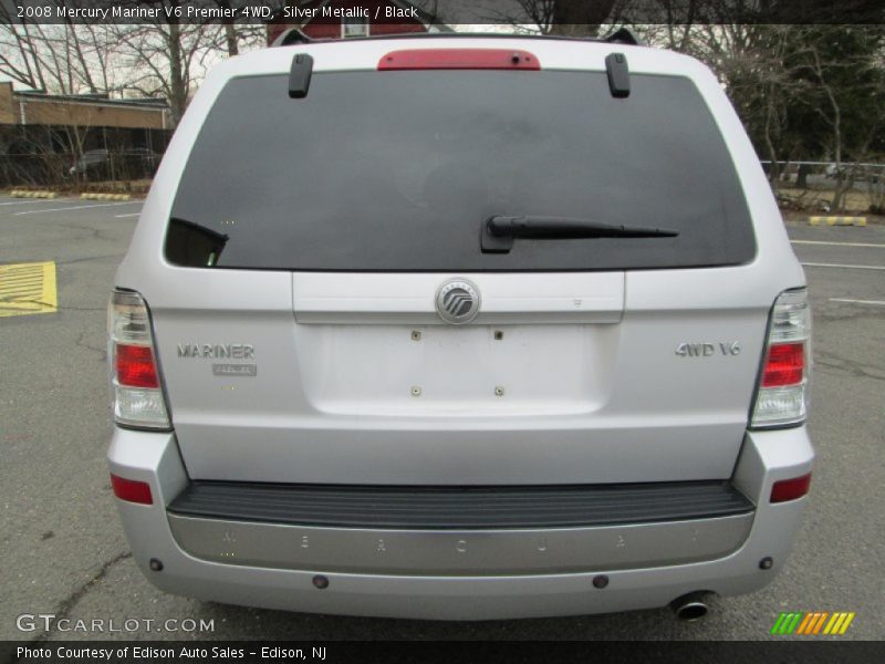 Silver Metallic / Black 2008 Mercury Mariner V6 Premier 4WD