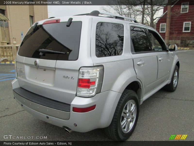 Silver Metallic / Black 2008 Mercury Mariner V6 Premier 4WD