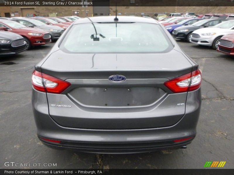Sterling Gray / Charcoal Black 2014 Ford Fusion SE