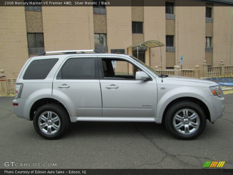 Silver Metallic / Black 2008 Mercury Mariner V6 Premier 4WD