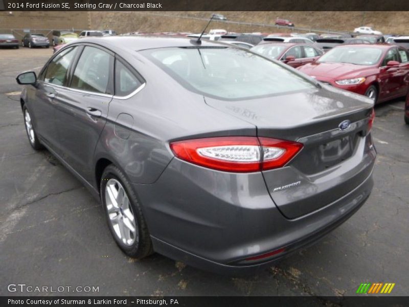 Sterling Gray / Charcoal Black 2014 Ford Fusion SE
