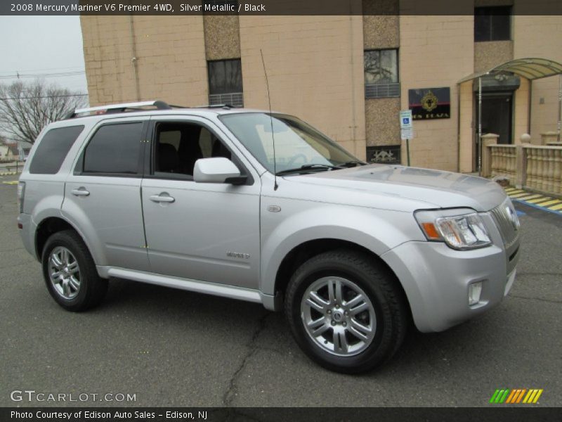 Silver Metallic / Black 2008 Mercury Mariner V6 Premier 4WD