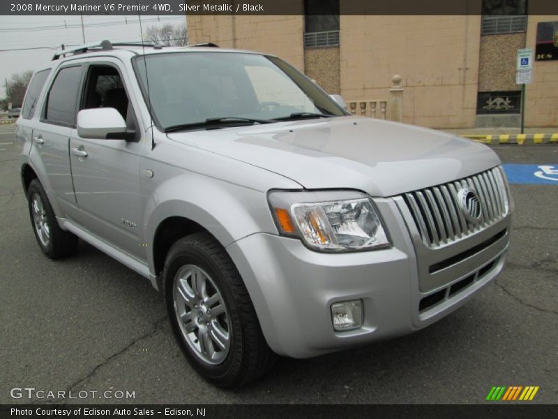 Silver Metallic / Black 2008 Mercury Mariner V6 Premier 4WD