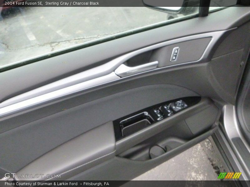 Sterling Gray / Charcoal Black 2014 Ford Fusion SE