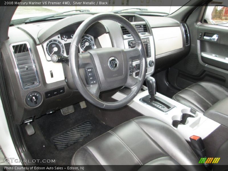 Silver Metallic / Black 2008 Mercury Mariner V6 Premier 4WD