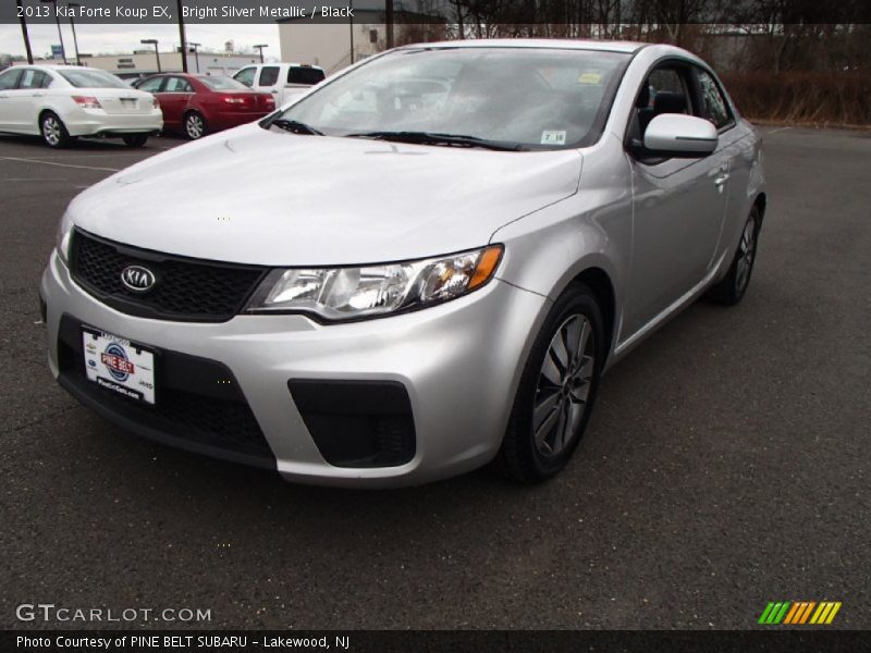 Bright Silver Metallic / Black 2013 Kia Forte Koup EX