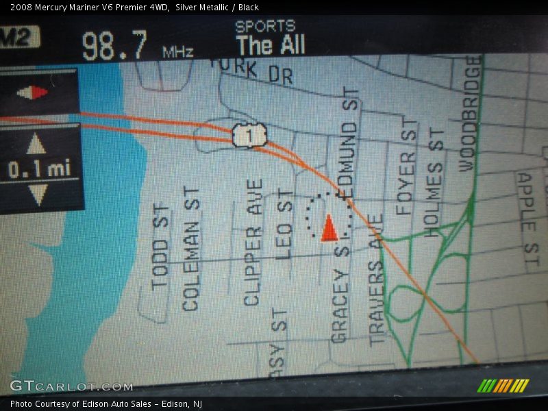 Silver Metallic / Black 2008 Mercury Mariner V6 Premier 4WD
