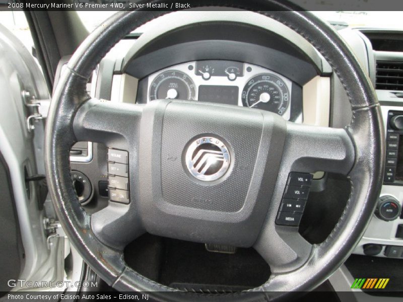 Silver Metallic / Black 2008 Mercury Mariner V6 Premier 4WD