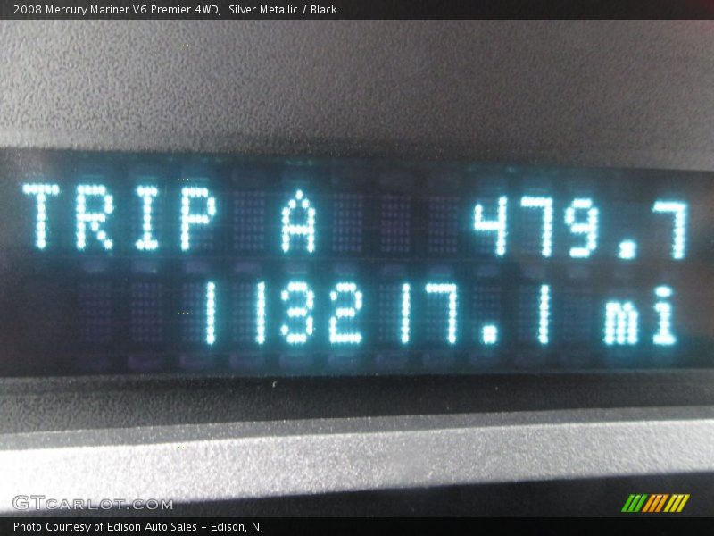 Silver Metallic / Black 2008 Mercury Mariner V6 Premier 4WD
