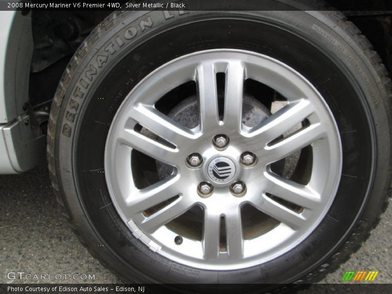 Silver Metallic / Black 2008 Mercury Mariner V6 Premier 4WD