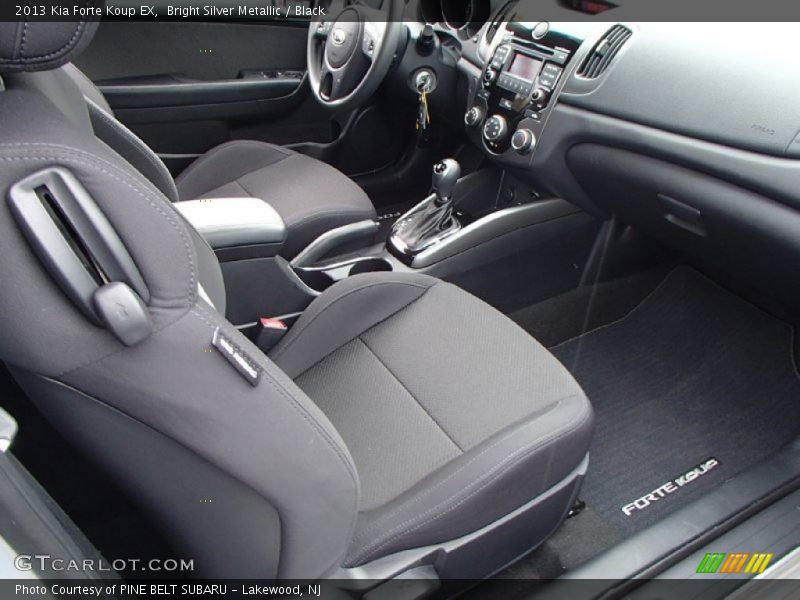 Bright Silver Metallic / Black 2013 Kia Forte Koup EX