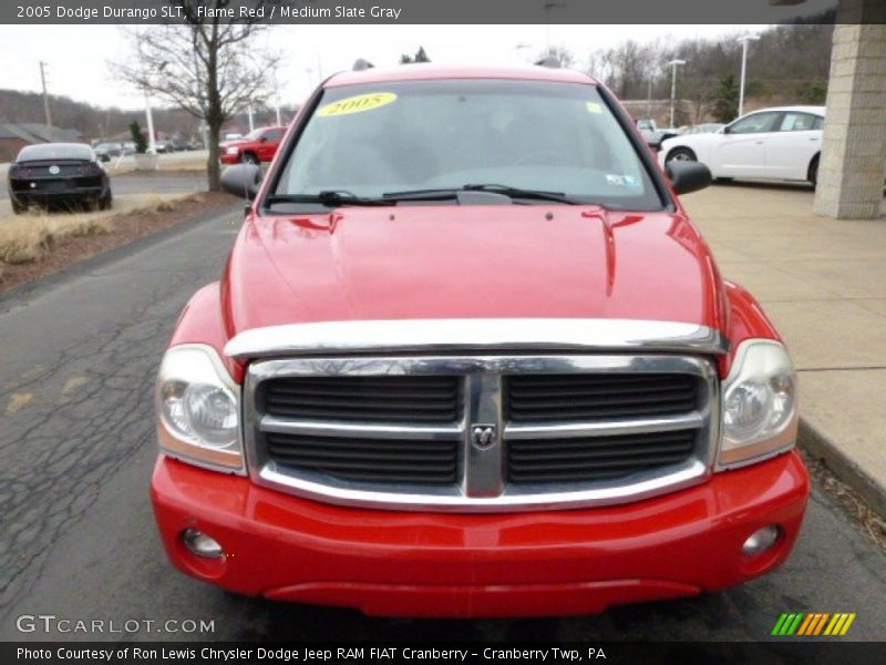 Flame Red / Medium Slate Gray 2005 Dodge Durango SLT